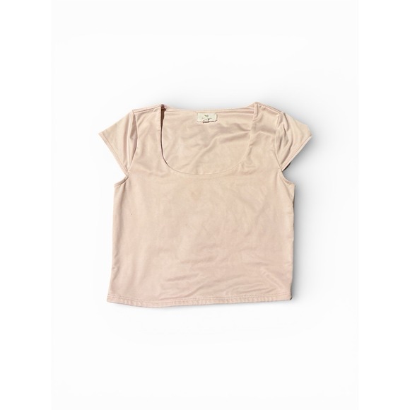 Free People Movement Blush Scoop Neck Crop Top Size S Studio Atleisure Active - Picture 2 of 6